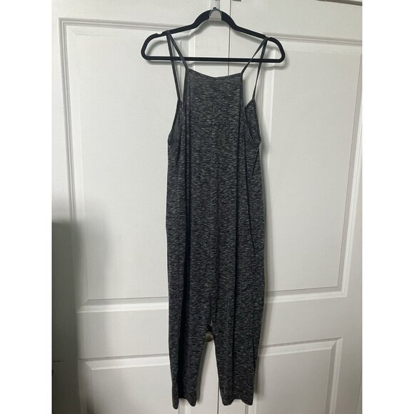 Victoria's Secret Romper Womens M Ribbed Gray Sleeveless Jumpsuit - Picture 5 of 9